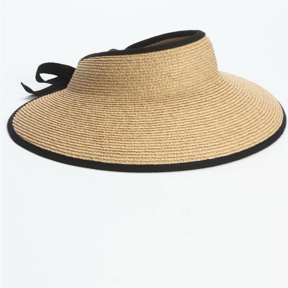 Helen Kaminski Mita Packable Raffia Visor